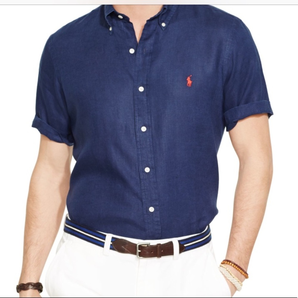 Polo Ralph Lauren
Men's Short-Sleeve Linen Shirt